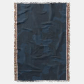 Dark Blue Camo Abstract Decke (Vorderseite Vertikal)