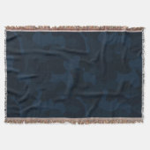 Dark Blue Camo Abstract Decke (Vorderseite)