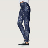 DARK BLUE CHRISTMAS WINTERWALDMONOGRAMM LEGGINGS (Links)