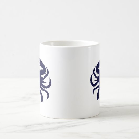 Dark Blue Crab Kaffeetasse (Mittel)