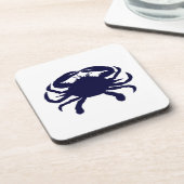 Dark Blue Crab Untersetzer (Linke Seite)