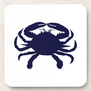 Dark Blue Crab Untersetzer