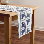 Dark Blue Dragons Table Runner Großer Tischläufer (Beispiel)