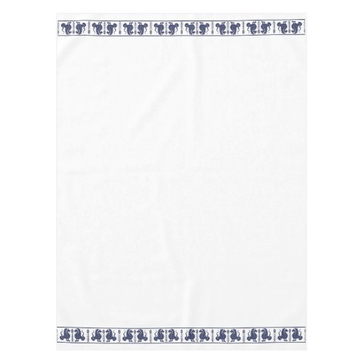 Dark Blue Dragons Tablecloth Tischdecke (Vorderseite)