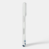 Dark Blue Flowers Case-Mate iPhone Hülle (Rückseite / Rechts)