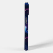 Dark Blue Galaxy Muster Case-Mate iPhone Hülle (Rückseite / Rechts)
