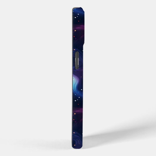 Dark Blue Galaxy Muster Case-Mate iPhone Hülle (Rückseite / Rechts)