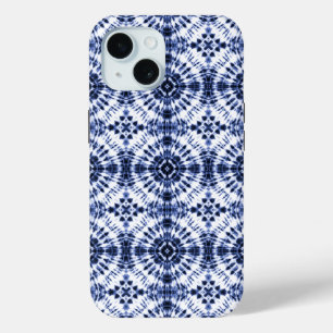 Dark Blue Gefärbte Krawatte Muster Case-Mate iPhone Hülle