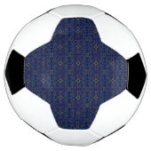 Dark Blue Geometric Soccer Ball (Gedreht)
