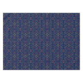 Dark Blue Geometric Tablecloth Tischdecke (Vorderseite (Horizontal))