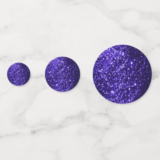 Dark Blue Glitzer Konfetti (Rückseiten)