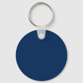 Dark Blue & Gold Class of 2026 Graduation Keychain Schlüsselanhänger (Rückseite)