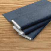 Dark Blue Grain Imitate Leather Stoff