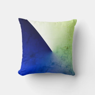 Dark Blue Green Abstrakt Art Throw Kissen Kissen
