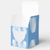Dark Blue Heart Favor Box Geschenkschachtel (Geöffnet)