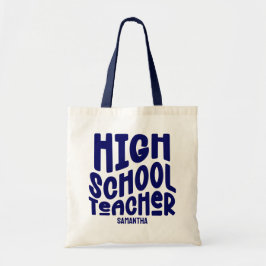 Dark Blue High School Lehrer Tragetasche