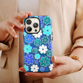 Dark Blue Hippie iPhone | 60er Hippie iPhone 13 Case-Mate iPhone Hülle