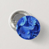 Dark Blue Hydrangeas Button (Vorne & Hinten)