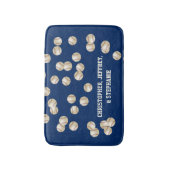 Dark Blue im Baseball, Farbe, Name Badematte (Vorderseite Vertikal)