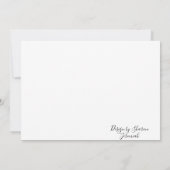 Dark blue Iris Dankeskarte (Rückseite)