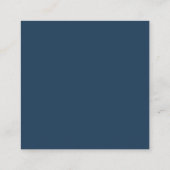 Dark Blue Italian Elegance | UAWG mit QR-Code Begleitkarte (Rückseite)
