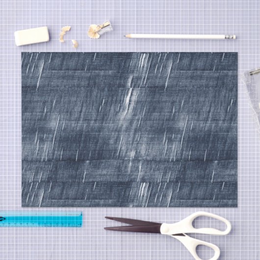 Dark Blue Jean Imitats Denim (nicht echter Denim) Seidenpapier (Handwerk)