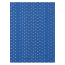 Dark Blue Jewish Holiday Tableclout mit Sternen