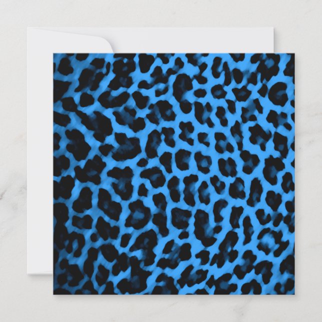 Dark Blue Leopard Print (Vorderseite)