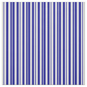 Dark Blue & Minze Cream Colored Lines Stoff (Muster)