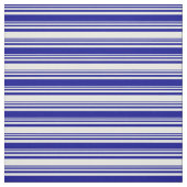 Dark Blue & Minze Cream Lines Stoff (Muster)
