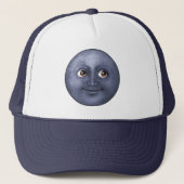 Dark Blue Moon - Emoji Truckerkappe (Vorderseite)