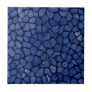 Dark Blue Mosaik Fliese