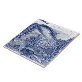 Dark Blue Ocean Scene Octopus Mural PC#5 Fliese (Seite)