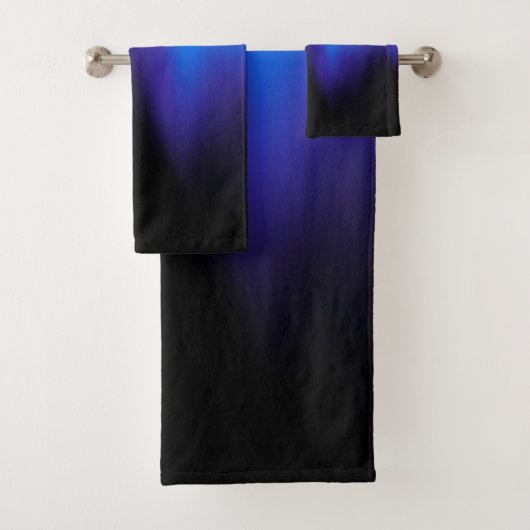 Dark Blue Ocean Towel Set (Insitu)