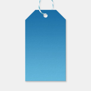 Dark Blue Ombre Geschenkanhänger