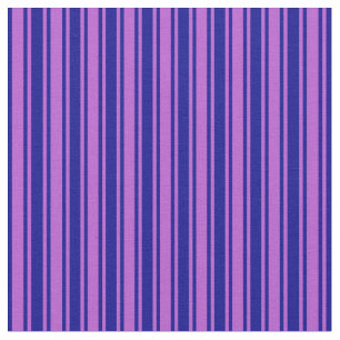 Dark Blue & Orchid Linde Muster Stoff
