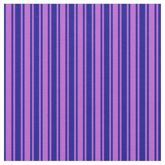 Dark Blue & Orchid Linde Muster Stoff (Nahaufnahme)