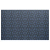 Dark Blue Peace Sign Stoff (Fat Quarter (45,7 x 55,9 cm))