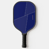 Dark Blue Pickleball Paddle Personalisiert mit Nam (Rückseite)