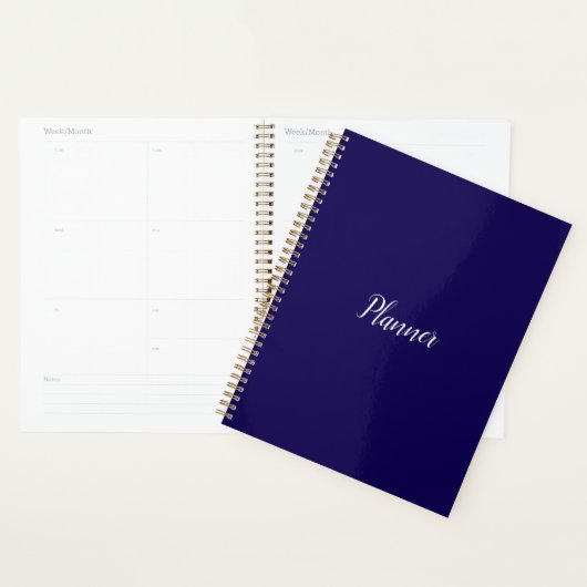 Dark Blue Planner Planer (Anzeige)