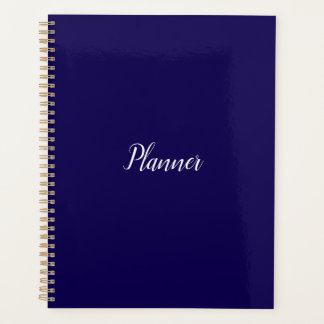 Dark Blue Planner Planer