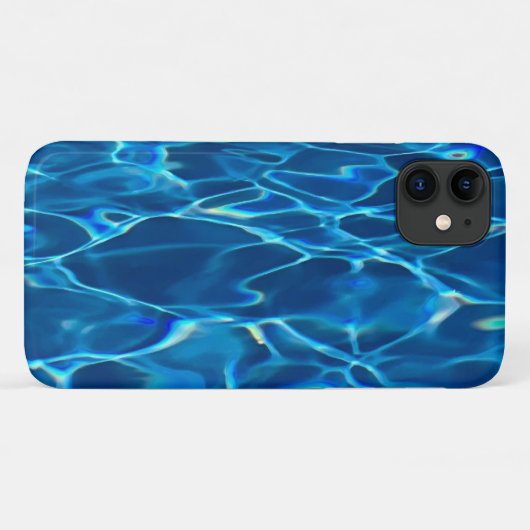 Dark Blue Pool Water Case-Mate iPhone Hülle (Rückseite (Horizontal))