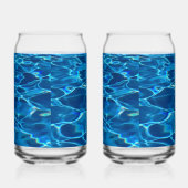 Dark Blue Pool Water Dosenglas (Links)