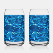 Dark Blue Pool Water Dosenglas (Rückseite)