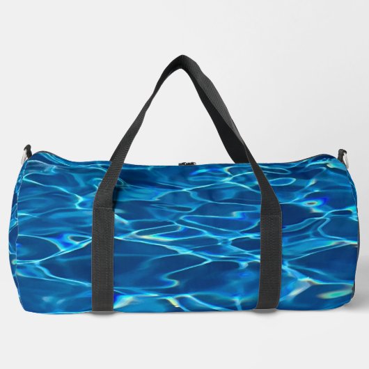 Dark Blue Pool Water Duffle Bag (Vorderseite)