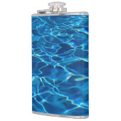 Dark Blue Pool Water Flachmann (Links)