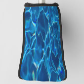 Dark Blue Pool Water Golf Headcover (Rotieren 90)