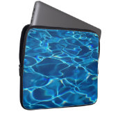 Dark Blue Pool Water Laptopschutzhülle (Vorne Rechts)