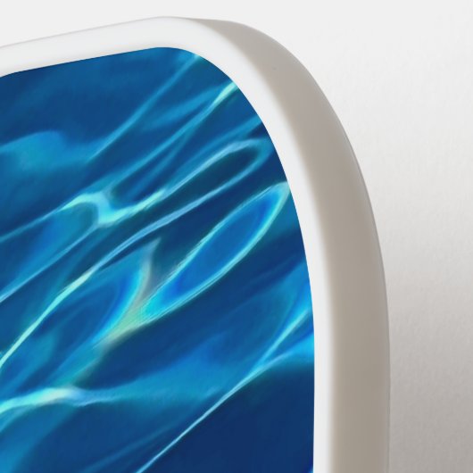 Dark Blue Pool Water Pickleball Schläger (Linke Seite)