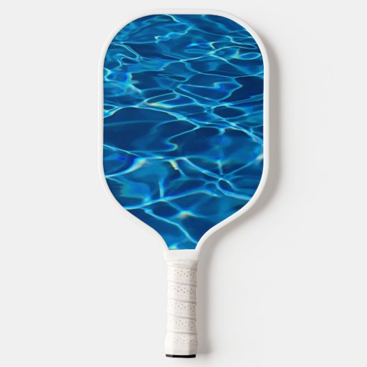 Dark Blue Pool Water Pickleball Schläger (Rückseite)